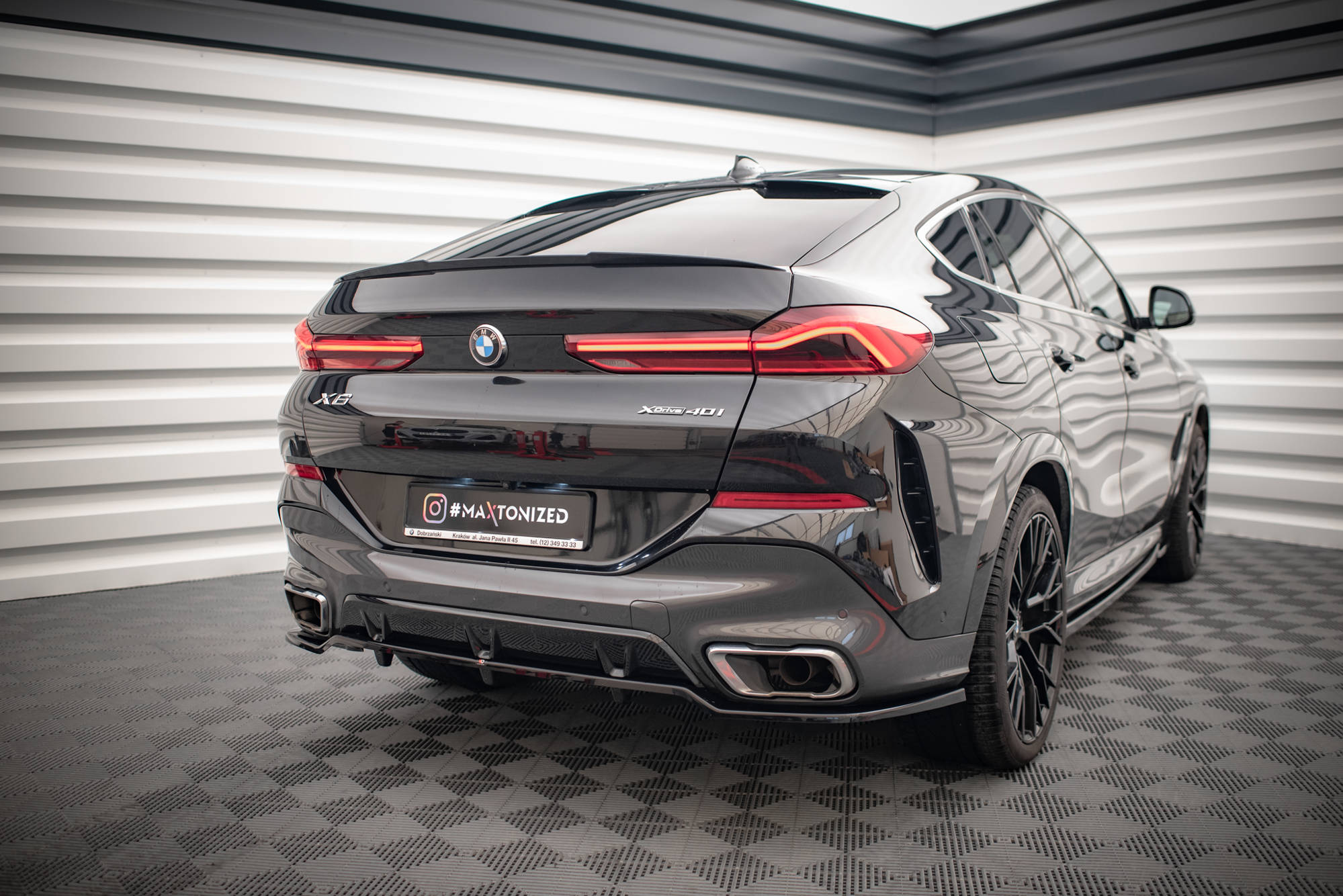 Diffuser V.2 BMW X6 M-Pack G06