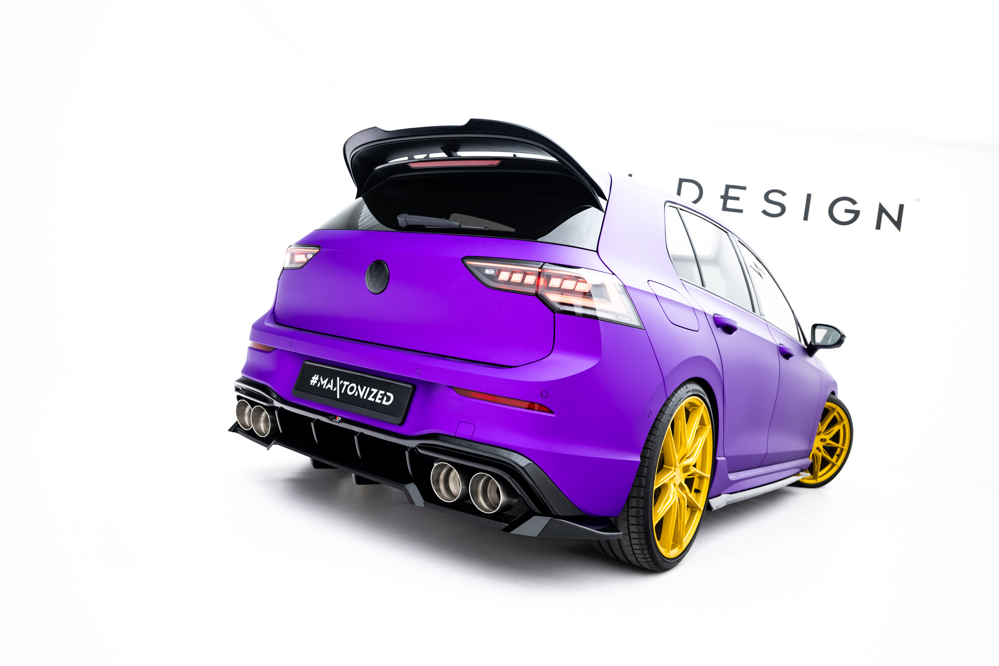 Diffuser V.2 Volkswagen Golf R Mk8 / Mk8 Facelift