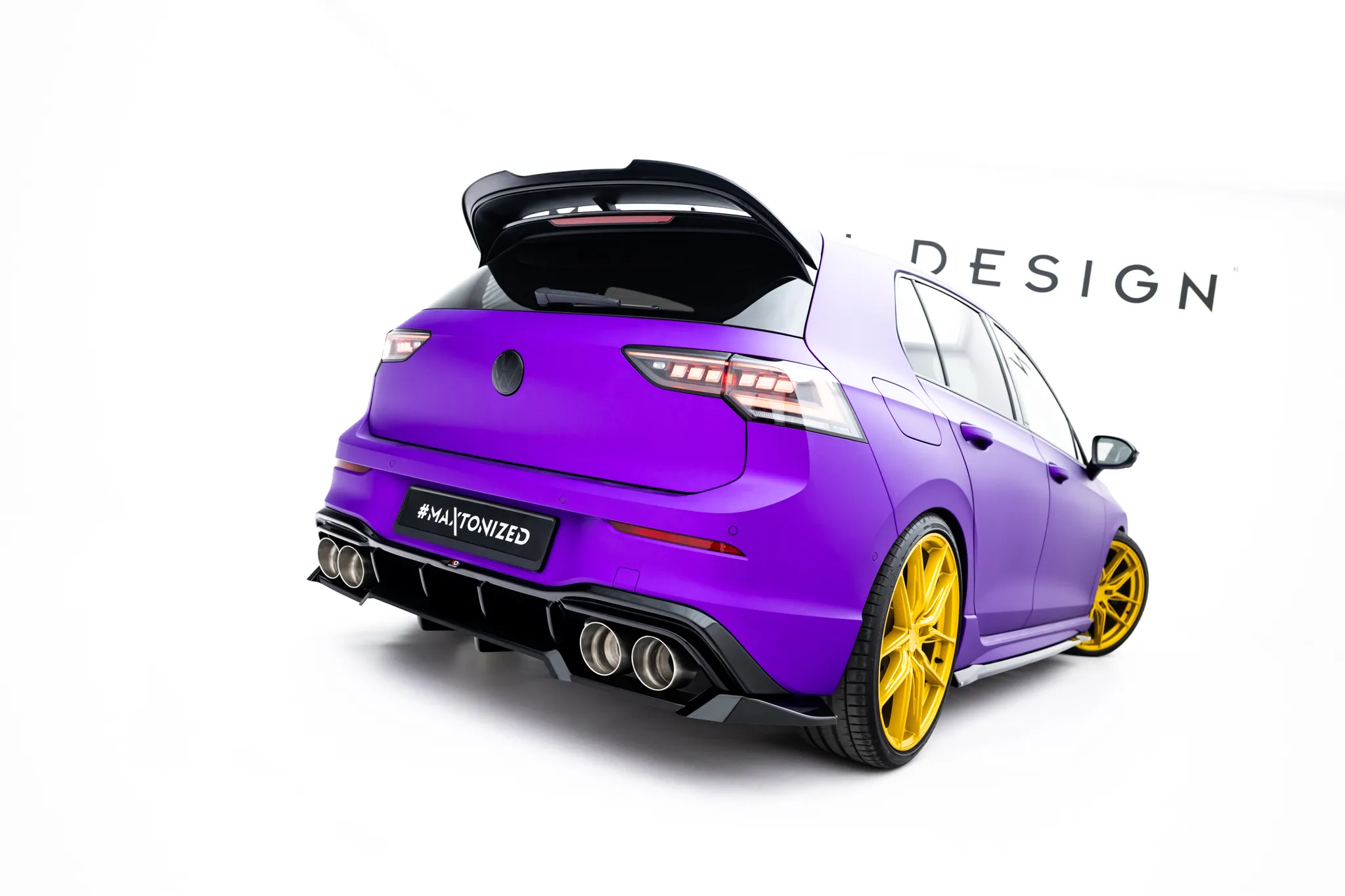 Diffuser V.2 Volkswagen Golf R Mk8 / Mk8 Facelift