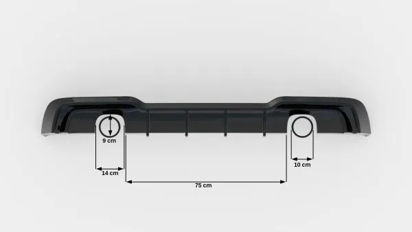 Diffuser Audi A3 S-Line Sportback 8V Facelift