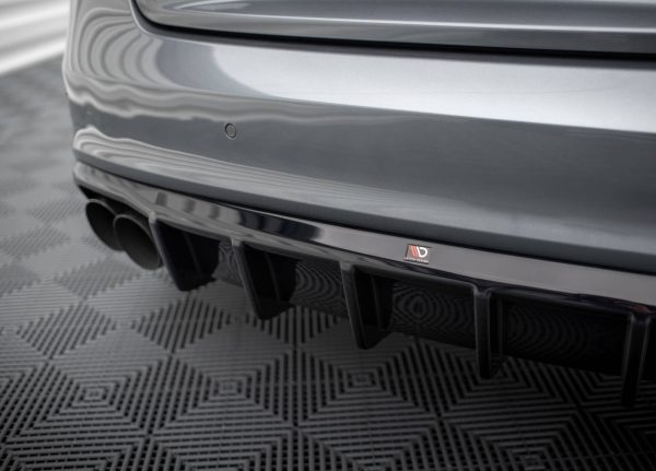 Diffuser Audi A5 S-Line Coupe / Sportback 8T Facelift (Versjon med dobbelt eksosanlegg på den ene siden)