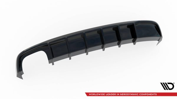 Diffuser Audi A5 S-Line Coupe / Sportback 8T Facelift (Versjon med dobbelt eksosanlegg på den ene siden)