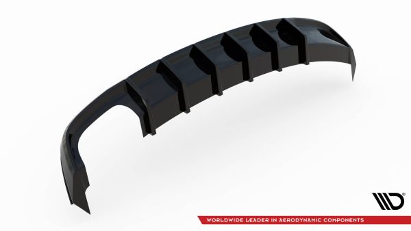 Diffuser Audi A5 S-Line Coupe / Sportback 8T Facelift (Versjon med dobbelt eksosanlegg på den ene siden)