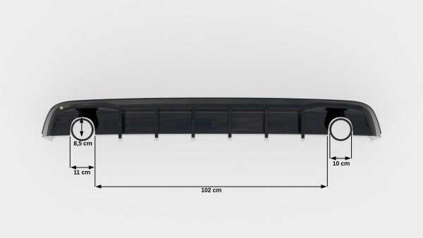 Diffuser Audi A5 S-Line Coupe / Sportback 8T Facelift
