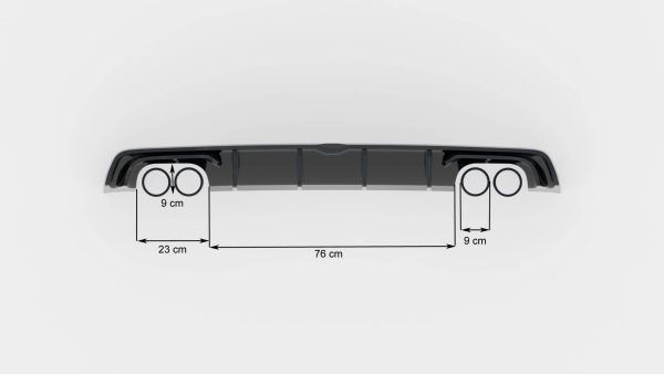Diffuser Audi S3 Sedan 8V