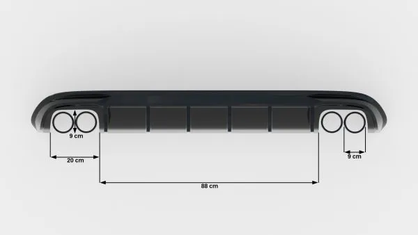 Diffuser Audi S4 Sedan / Avant B8