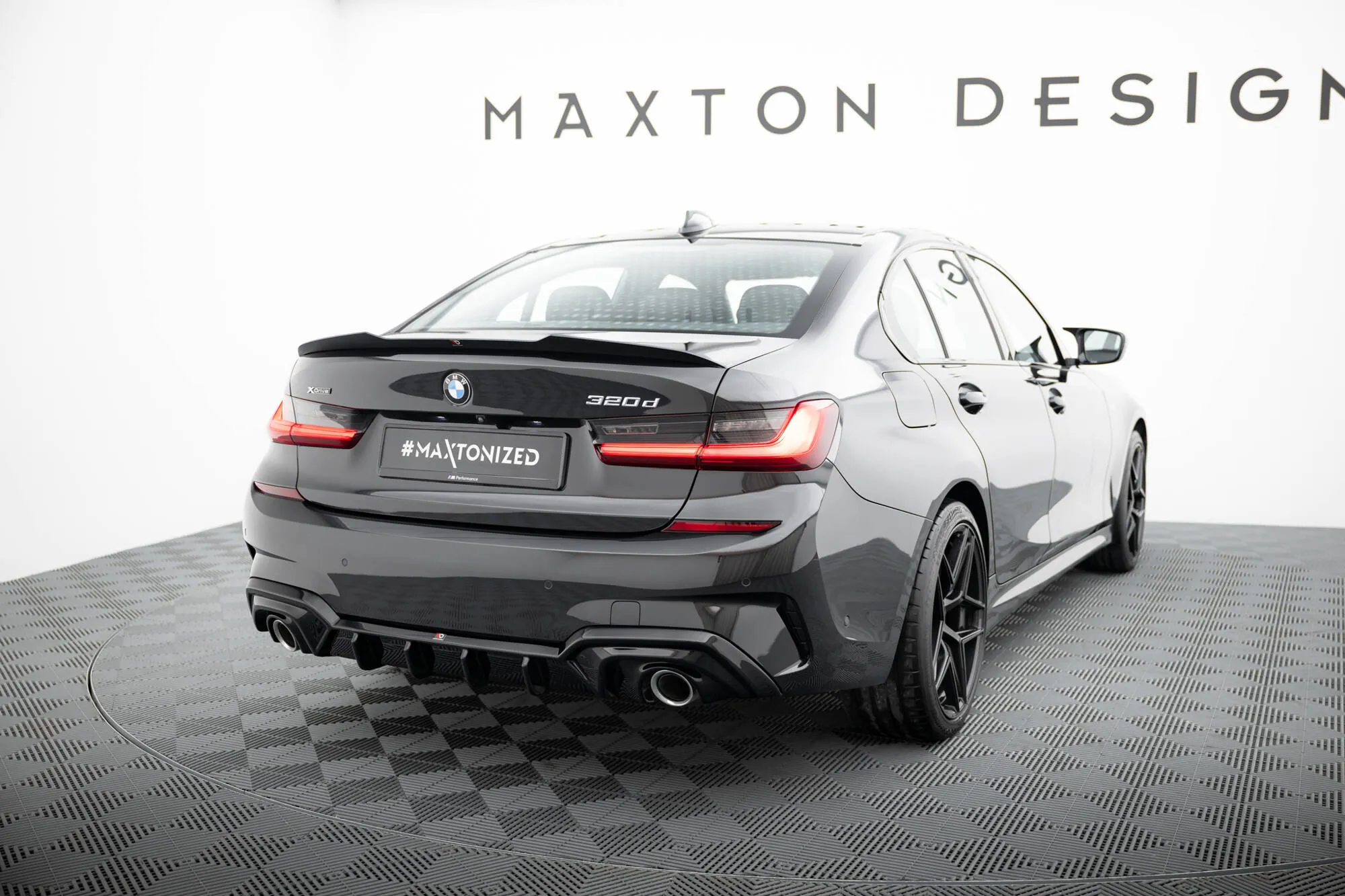 Diffuser BMW 3 M-Pack G20 / G21 (Passer til versjonen med krok) - Bilde 6