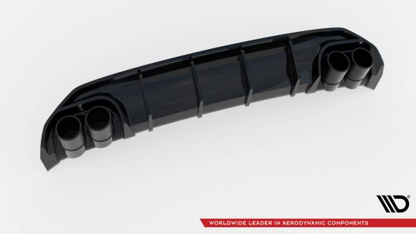 Baksplitter Med Eksosgrill Wydechu Audi A3 S-Line Sedan 8Y