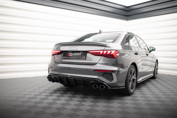 Baksplitter Med Eksosgrill Wydechu Audi A3 S-Line Sedan 8Y