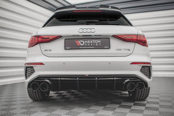 Baksplitter Med Eksosgrill Wydechu Audi A3 S-Line Sportback 8Y