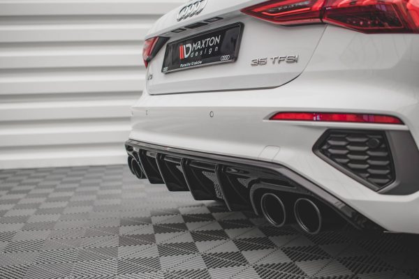 Baksplitter Med Eksosgrill Wydechu Audi A3 S-Line Sportback 8Y