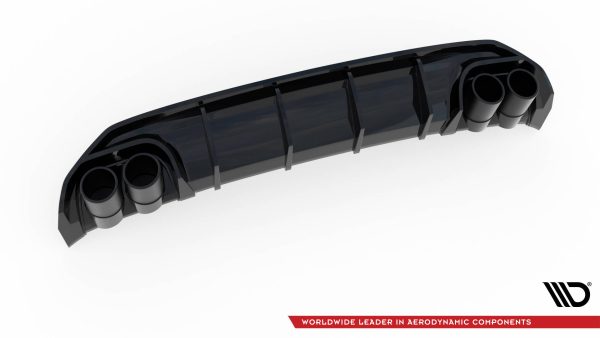 Baksplitter Med Eksosgrill Wydechu Audi A3 S-Line Sportback 8Y