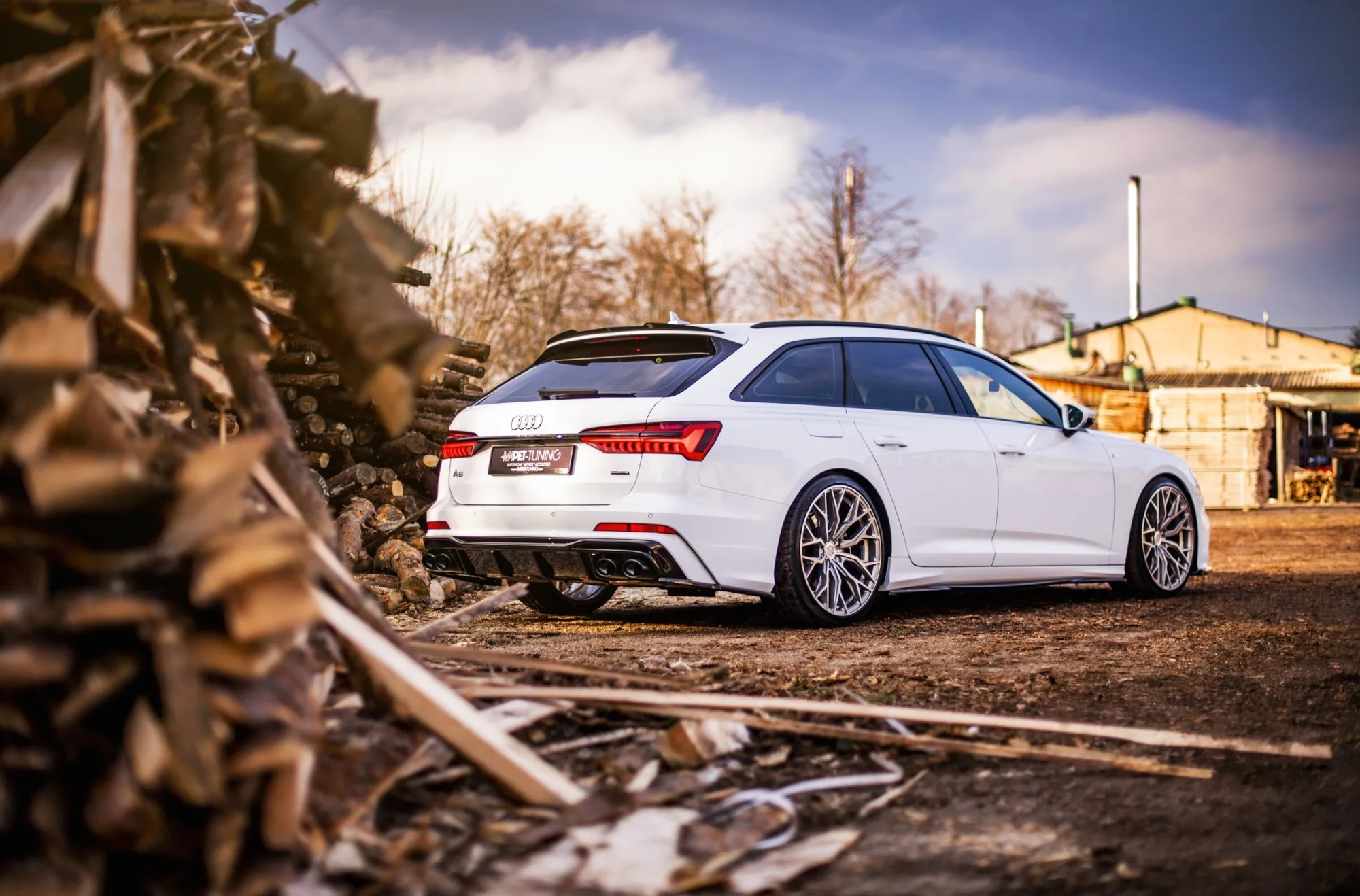 Baksplitter Med Eksosgrill Audi A6 S-Line / S6 C8 / C8 Facelift - Bilde 8