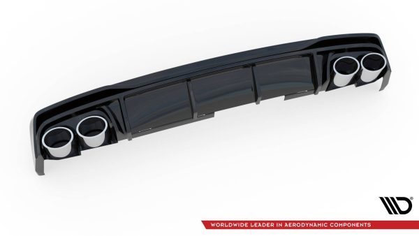 Baksplitter Med Eksosgrill Audi A6 S-Line / S6 C8 / C8 Facelift
