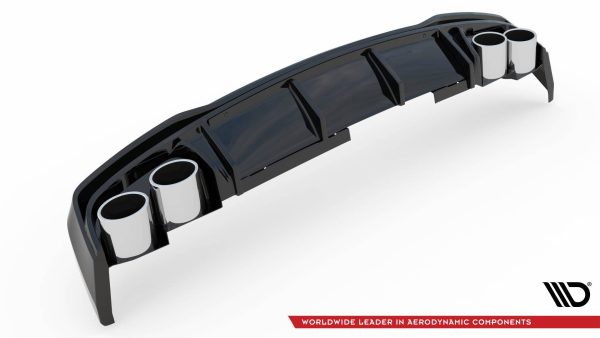 Baksplitter Med Eksosgrill Audi A6 S-Line / S6 C8 / C8 Facelift