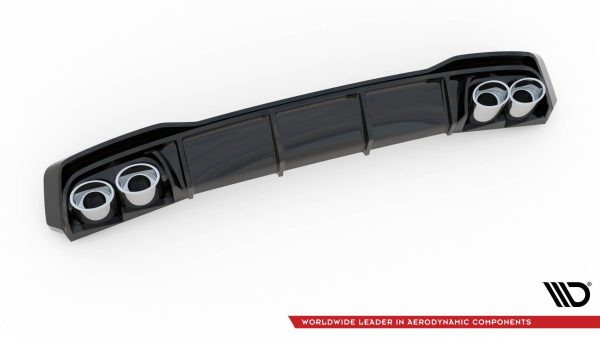 Baksplitter Med Eksosgrill Audi A7 S-Line C8 / S7 C8 / C8 Facelift / S7 Facelift