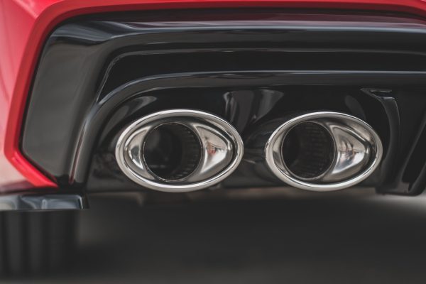 Baksplitter Med Eksosgrill Audi A7 S-Line C8 / S7 C8 / C8 Facelift / S7 Facelift