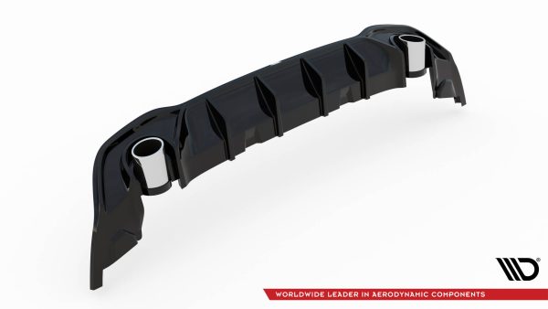 Baksplitter Med Eksosgrill Volkswagen Golf GTE / R-Line Mk8 / Mk8 Facelift