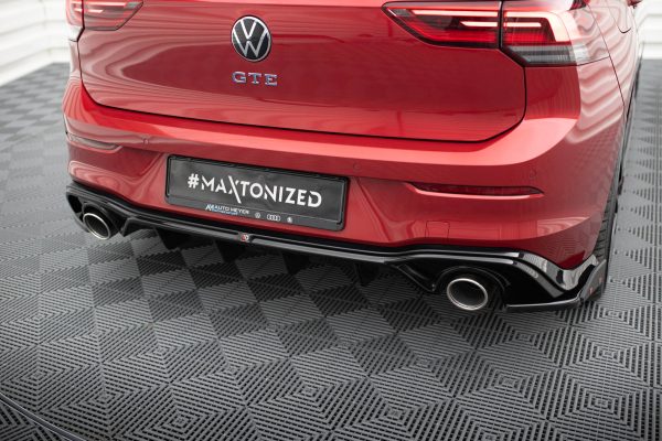 Baksplitter Med Eksosgrill Volkswagen Golf GTE / R-Line Mk8 / Mk8 Facelift