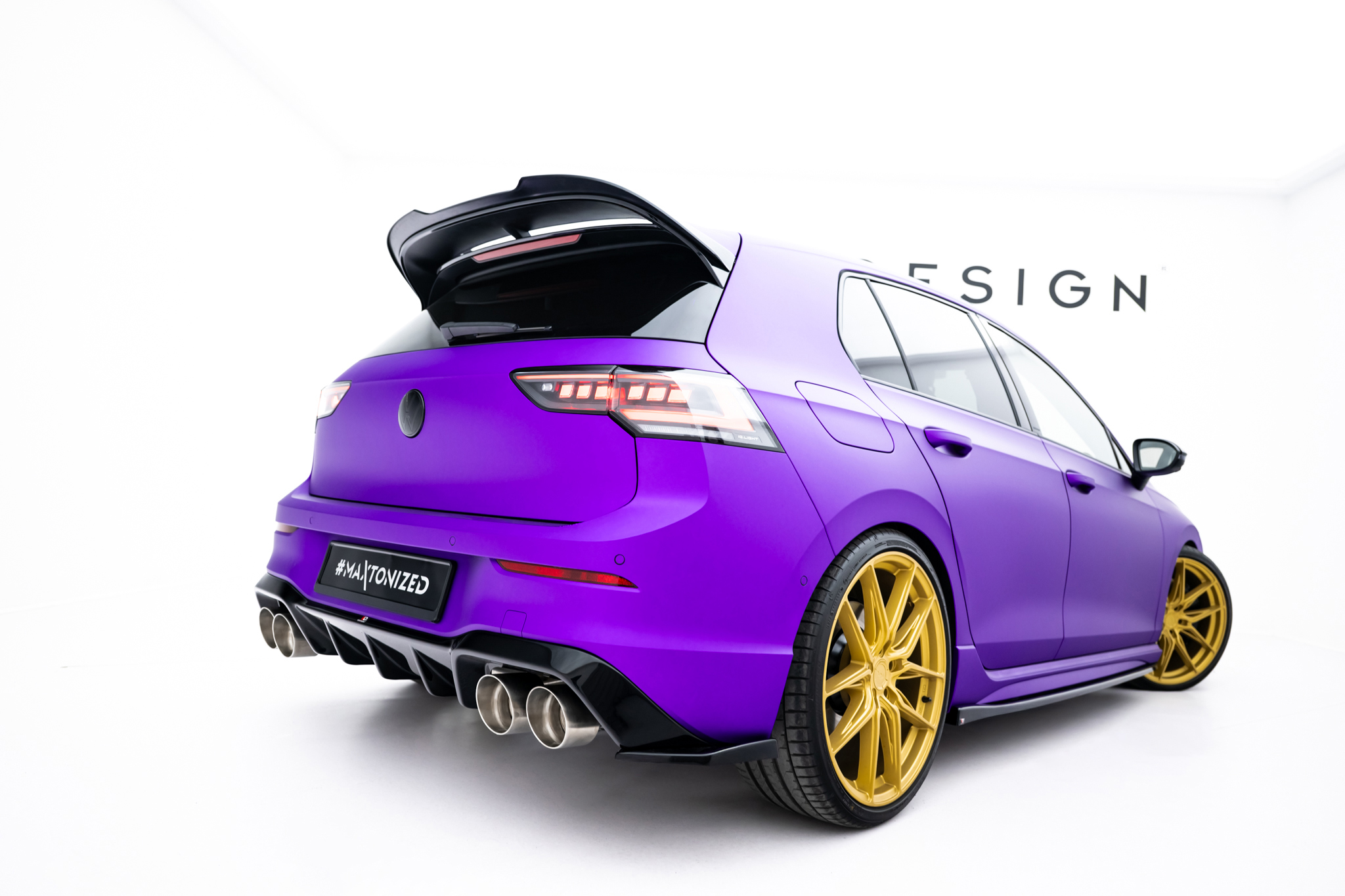 Diffuser V.1 Volkswagen Golf R Mk8 Facelift