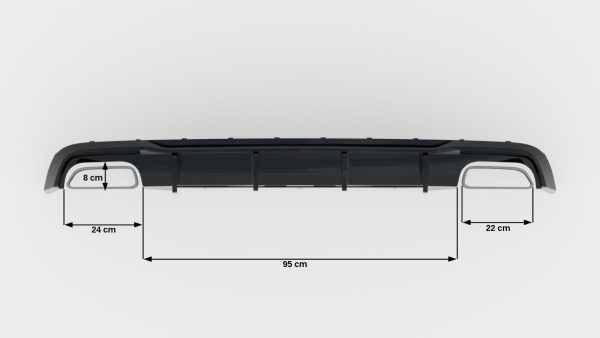 Diffuser V.2 Audi A6 / A6 C7 S-line/ S6 C7 Facelift