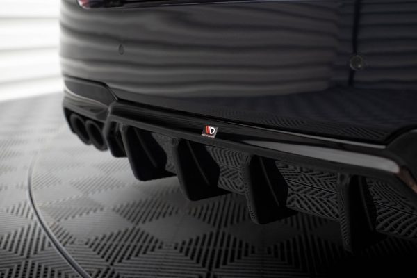 Diffuser V.2 BMW 5 M-Pack F10 / F11 (Versjon med dobbelt eksosanlegg på den ene siden)
