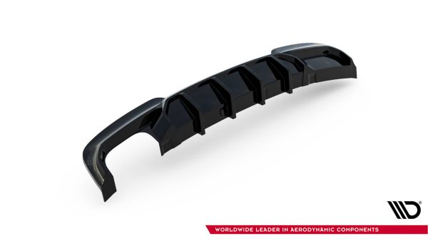 Diffuser V.2 BMW 5 M-Pack F10 / F11 (Versjon med dobbelt eksosanlegg på den ene siden)