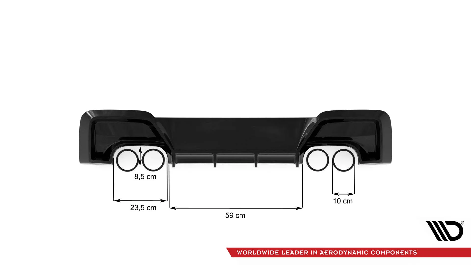 Diffuser V.2 BMW M135i F20 - Bilde 2