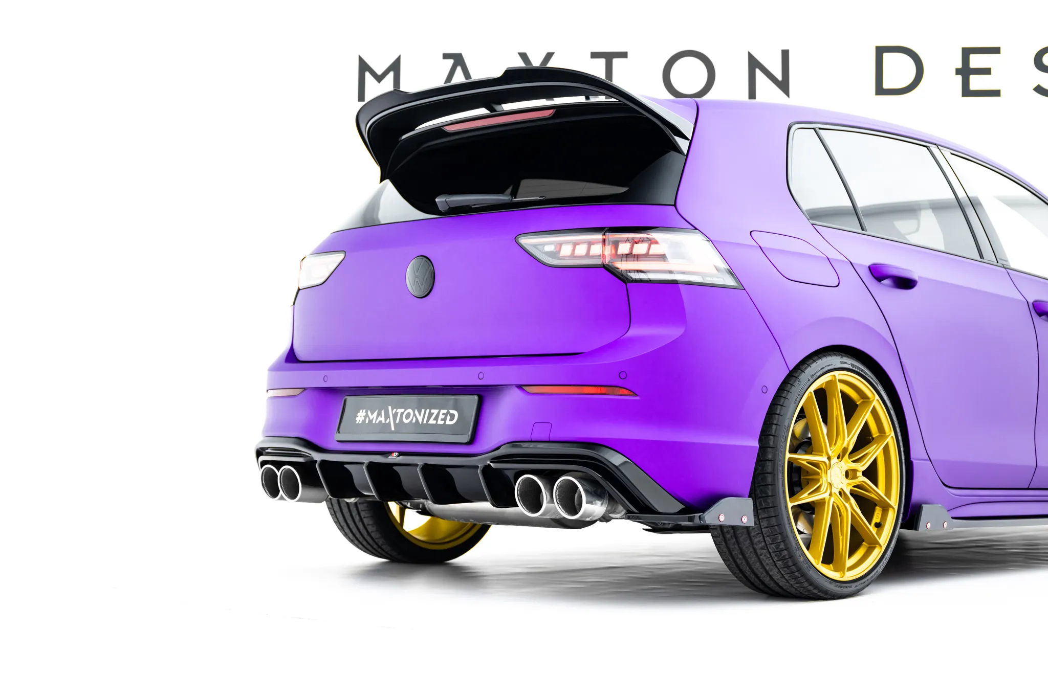 Diffuser V.2 Volkswagen Golf R Mk8 Facelift - Bilde 2