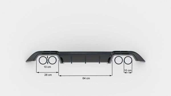 Diffuser Volkswagen Golf R Mk7