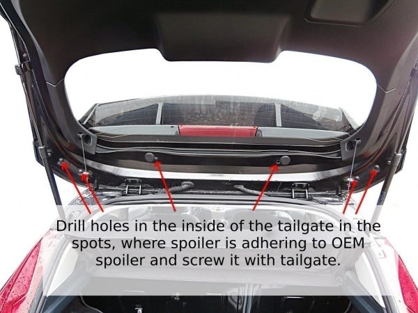 Spoiler Dachowy (RS Look) Ford Fiesta Mk7 / Mk7 FL