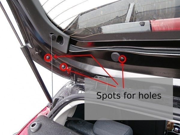 Spoiler Dachowy (RS Look) Ford Fiesta Mk7 / Mk7 FL