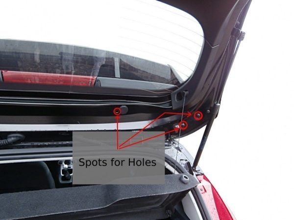 Spoiler Dachowy (RS Look) Ford Fiesta Mk7 / Mk7 FL