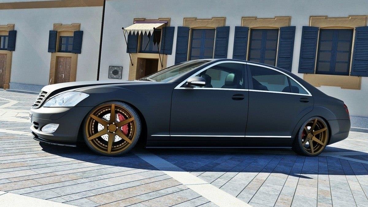 Sideskjørt Mercedes S-Class W221 Long
