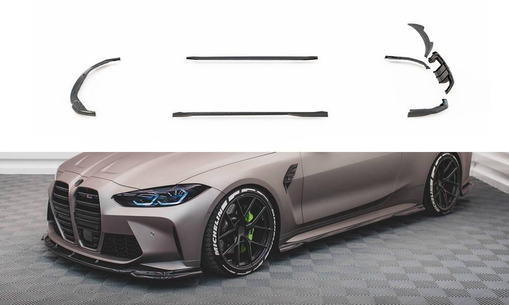 Splittersett Karbon BMW M4 Coupe G82 / G82 Facelift