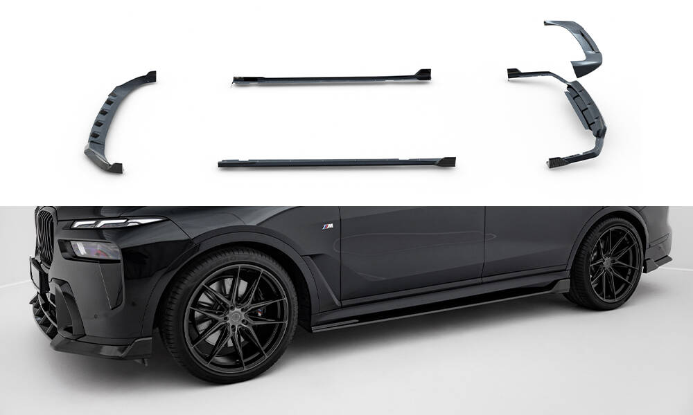 Splittersett Karbon V.1 BMW X7 M-Pack G07 Facelift