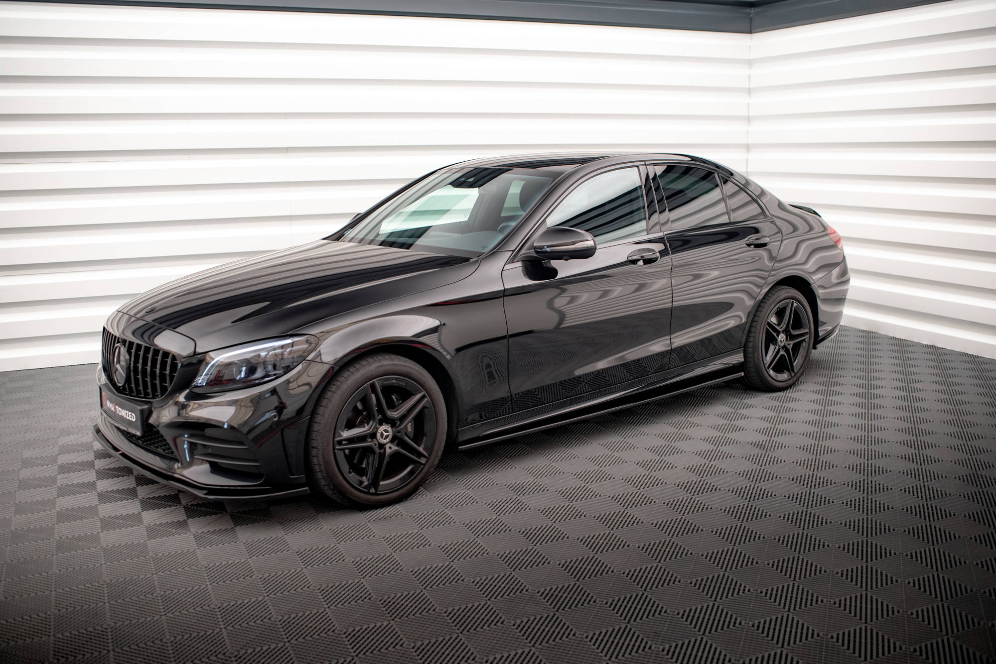 Splittersett Mercedes-Benz C AMG-Line Sedan / Estate W205 Facelift / S205 Facelift