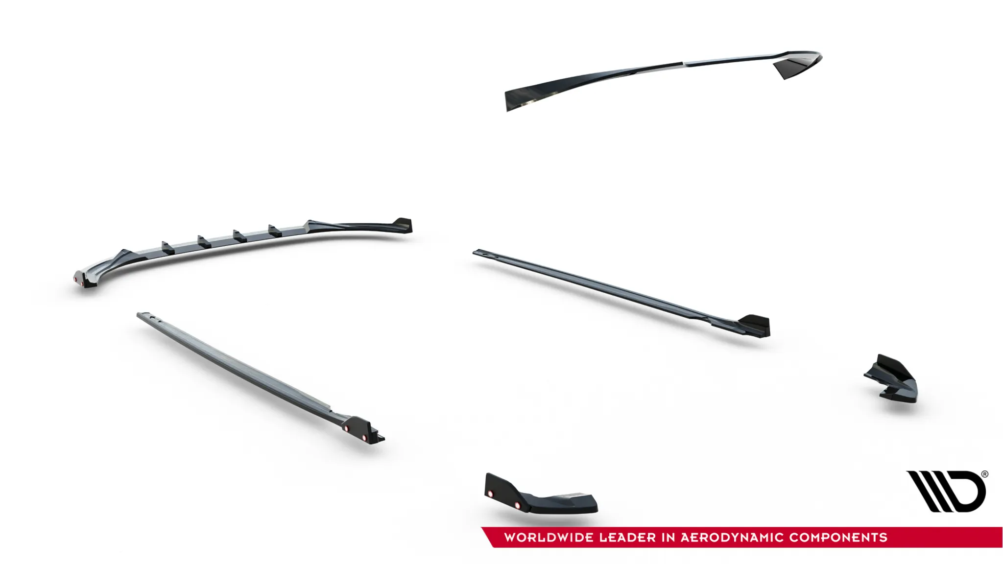 Splittersett V.3 Volkswagen Golf R Mk8 Facelift - Bilde 13