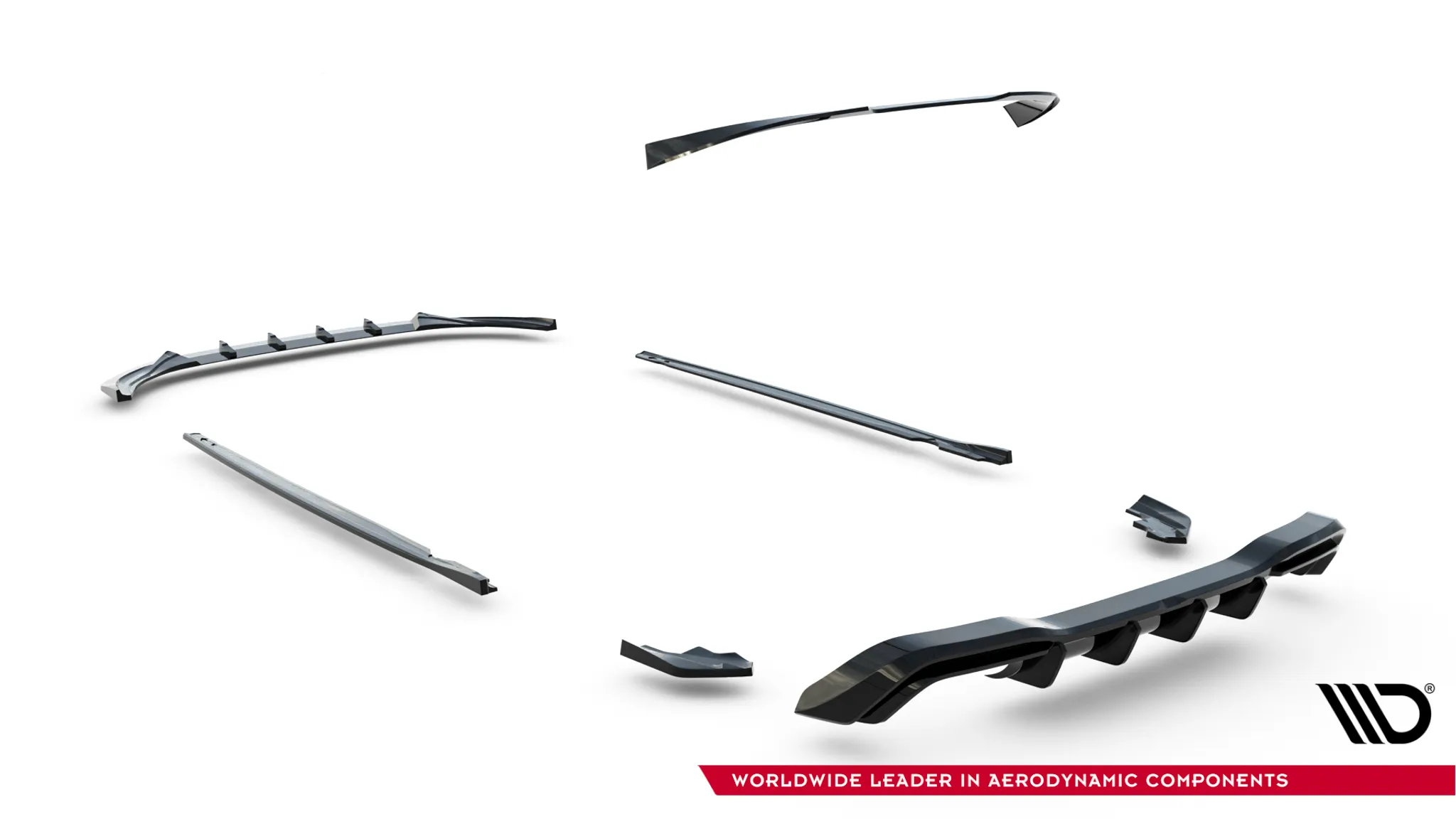 Splittersett V.5 Volkswagen Golf R Mk8 Facelift - Bilde 15