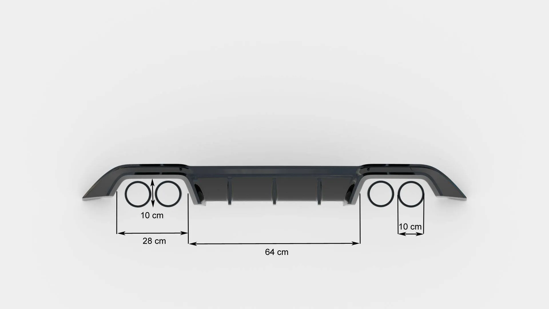 Splittersett Volkswagen Golf R Hatchback Mk7 - Bilde 18