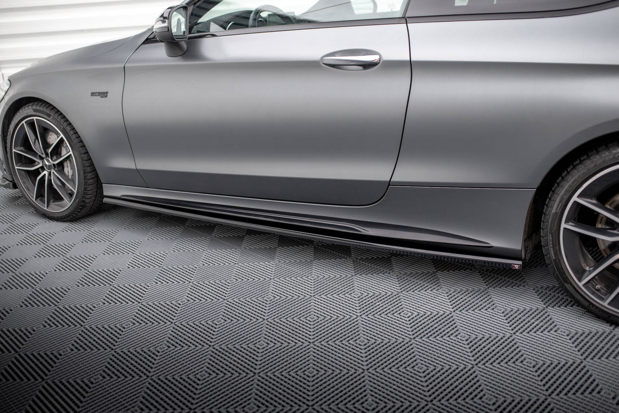 Sideskjørt Mercedes-AMG C43 Coupe / Cabrio C205 Facelift / A205 Facelift