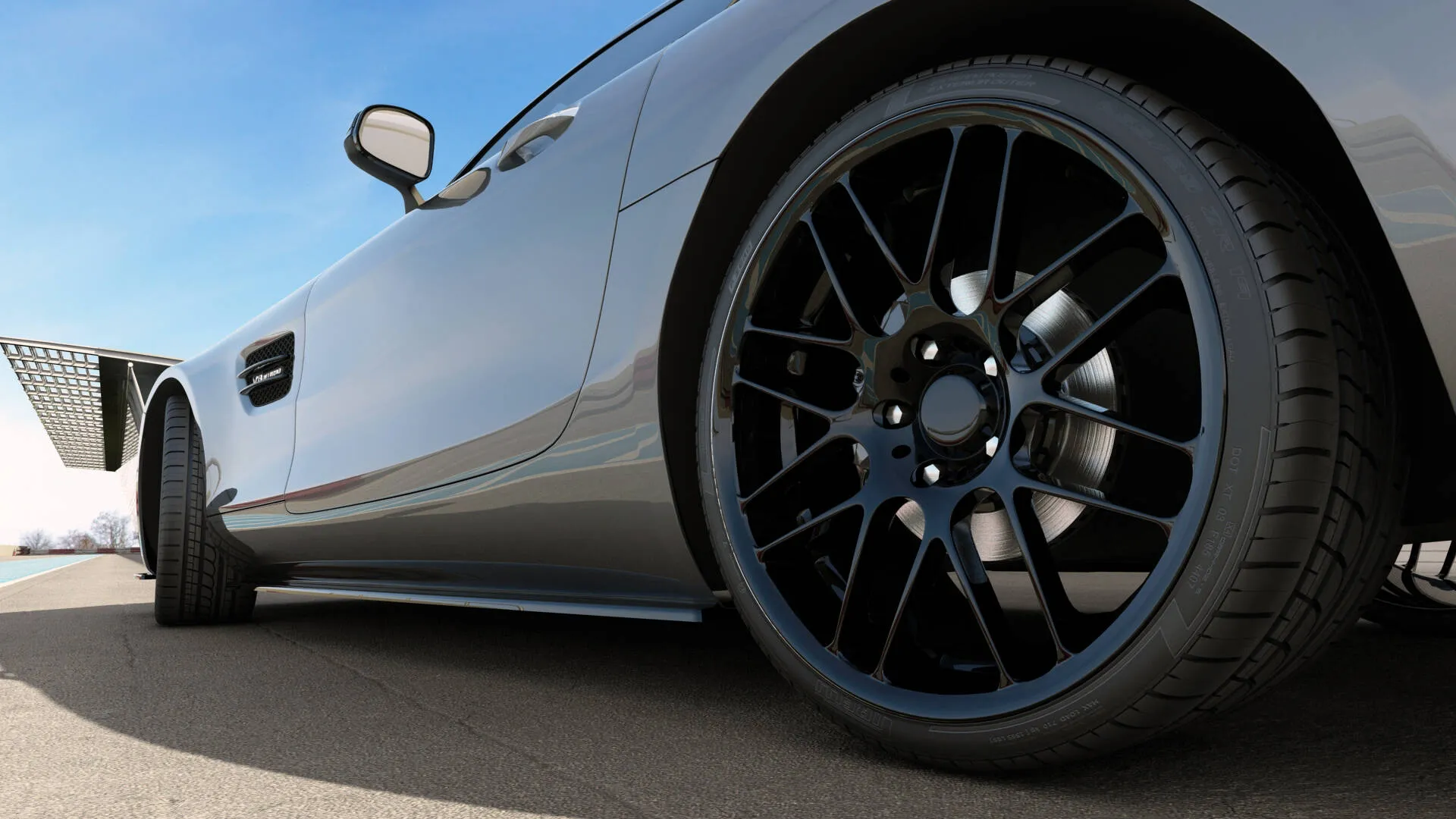 Sideskjørt Mercedes-AMG GT / GT S C190 Facelift - Bilde 4