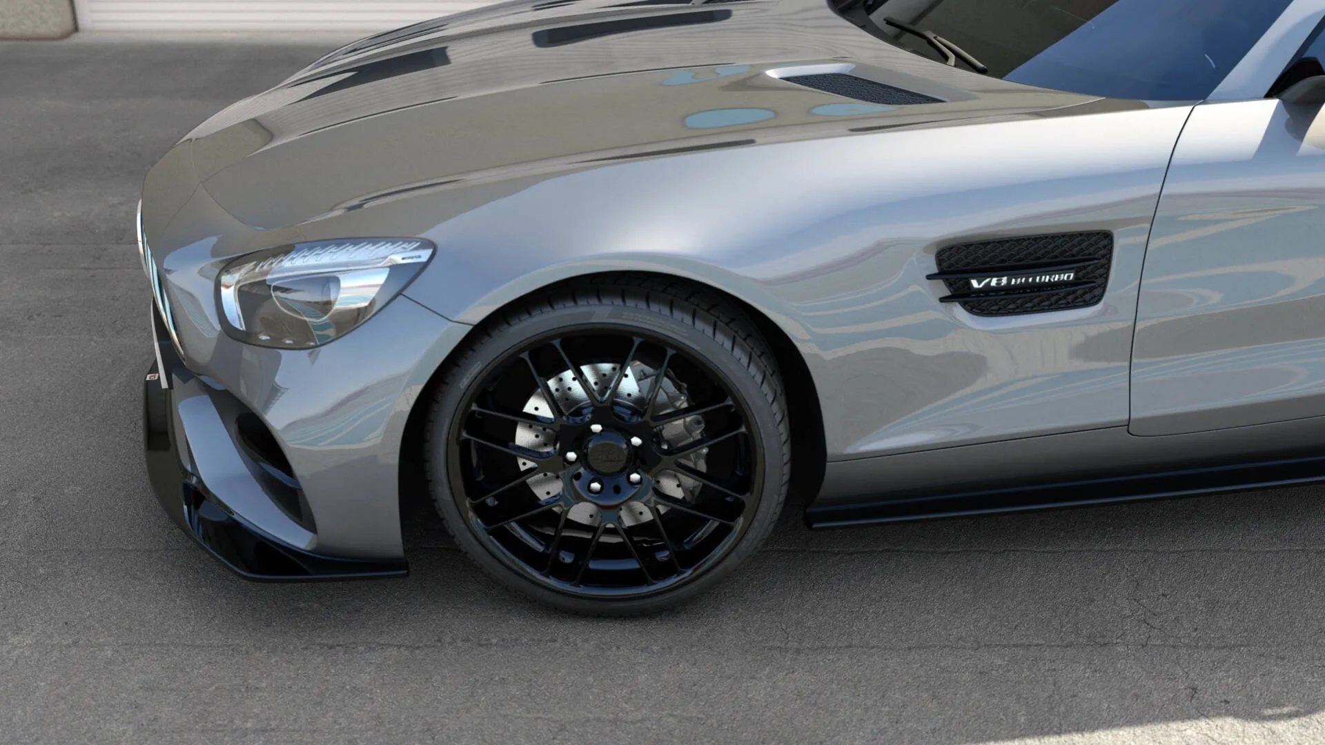 Sideskjørt Mercedes-AMG GT / GT S C190 Facelift - Bilde 5