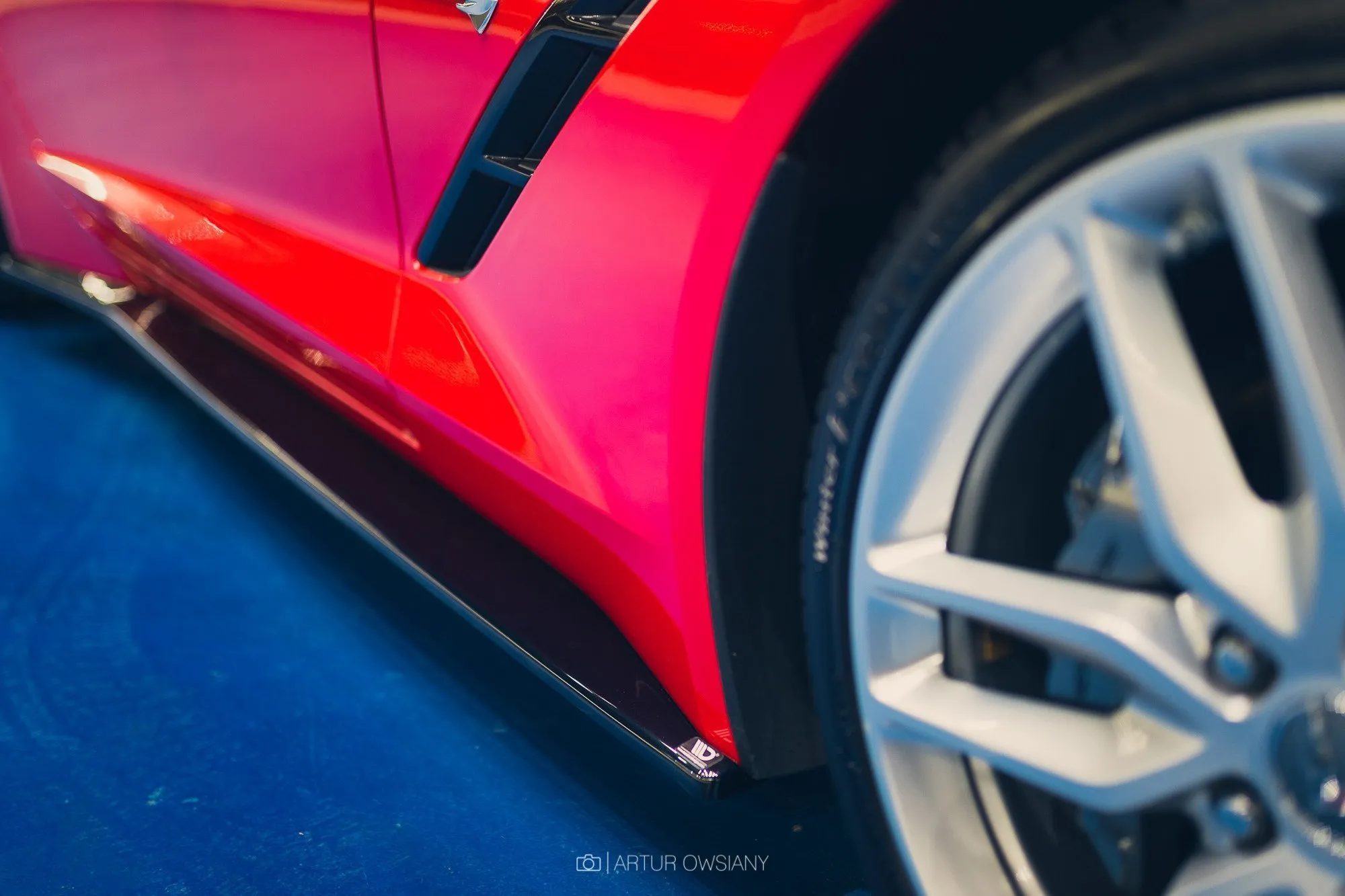 Sideskjørt V.1 Chevrolet Corvette Stingray C7 - Bilde 3