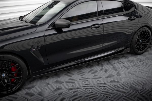 Sideskjørt V.1 Med Flaps BMW M8 Gran Coupe F93 / 8 Gran Coupe M-Pack G16