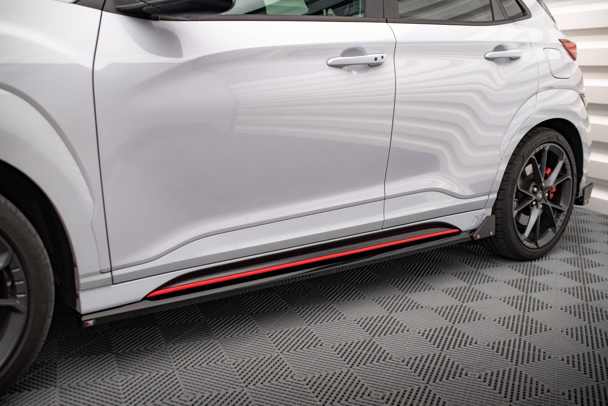 Sideskjørt V.1 Med Flaps Hyundai Kona N Mk1