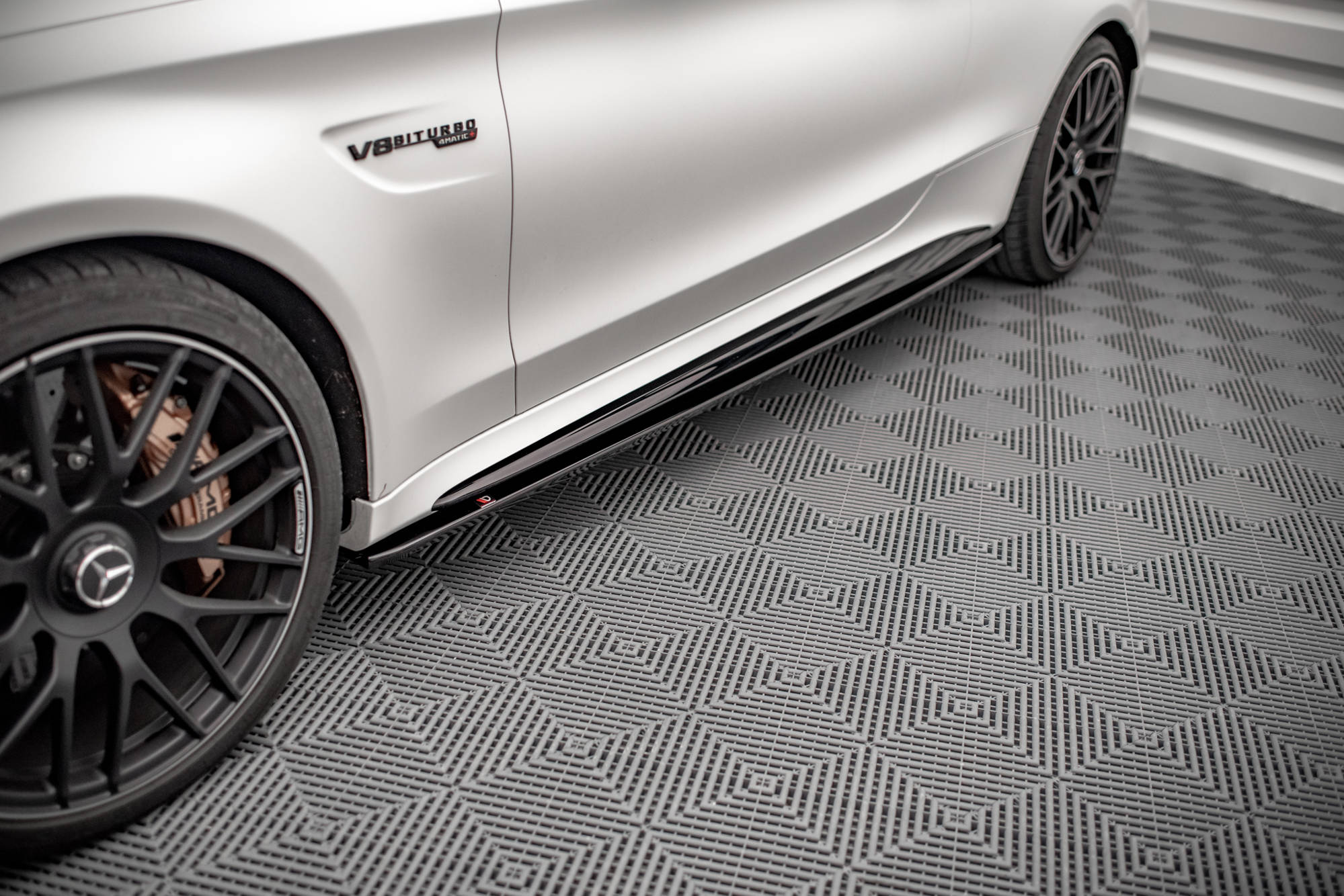 Sideskjørt V.1 Mercedes-AMG C 63AMG Coupe C205 Facelift