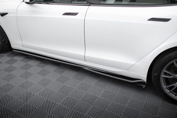 Sideskjørt V.1 Tesla Model S Plaid Mk1 Facelift
