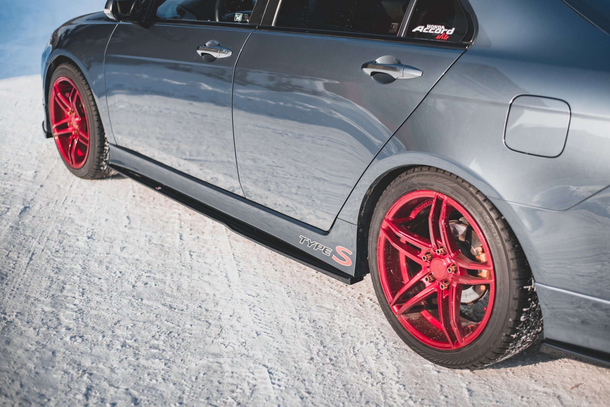Sideskjørt V.2 Honda Accord Mk7 Type-S