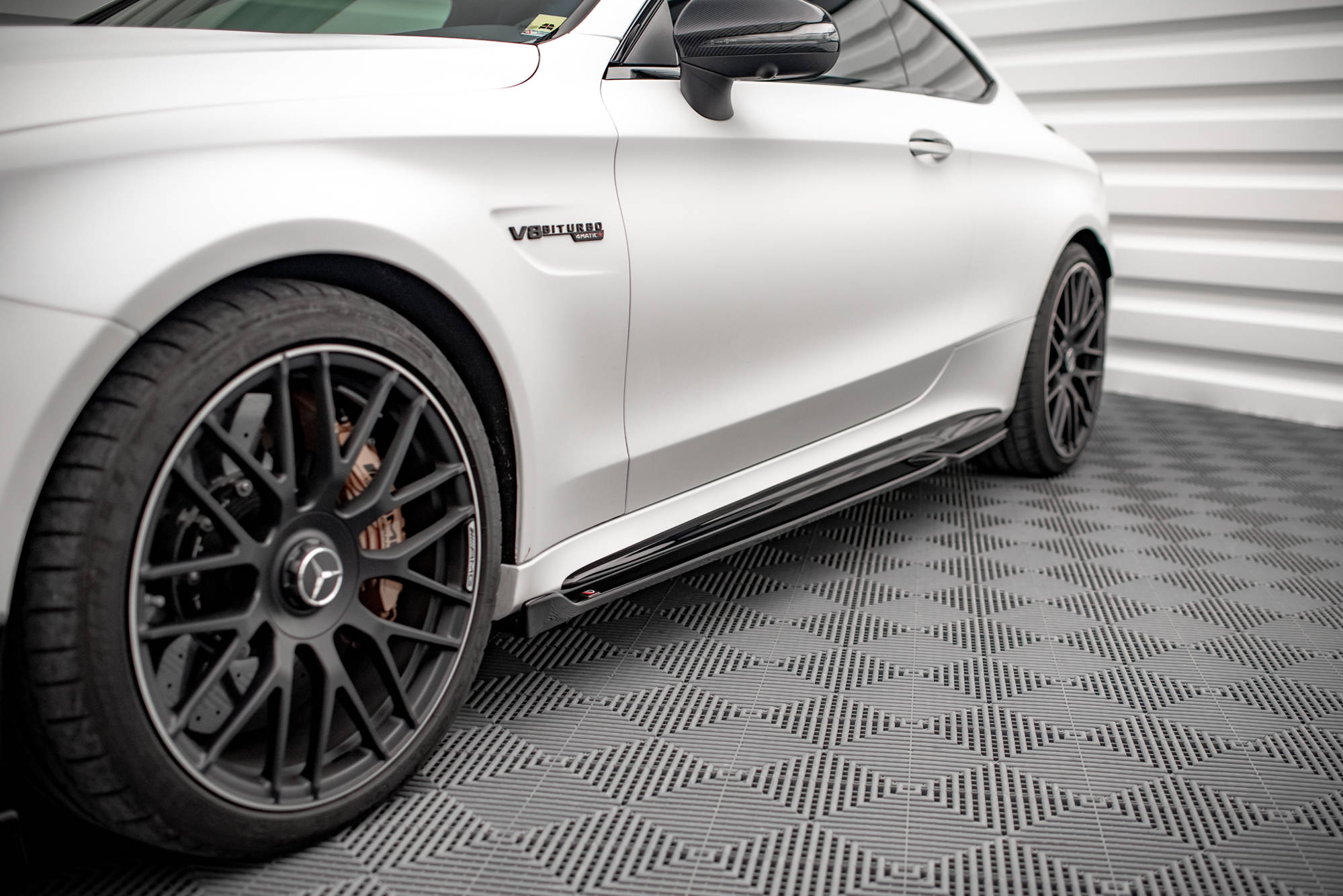 Sideskjørt V.2 Mercedes-AMG C 63AMG Coupe C205 Facelift